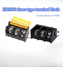 5PCS New HB9500 Grid-type terminal blocks with yellow covers 2-10P 9.5MM#TT