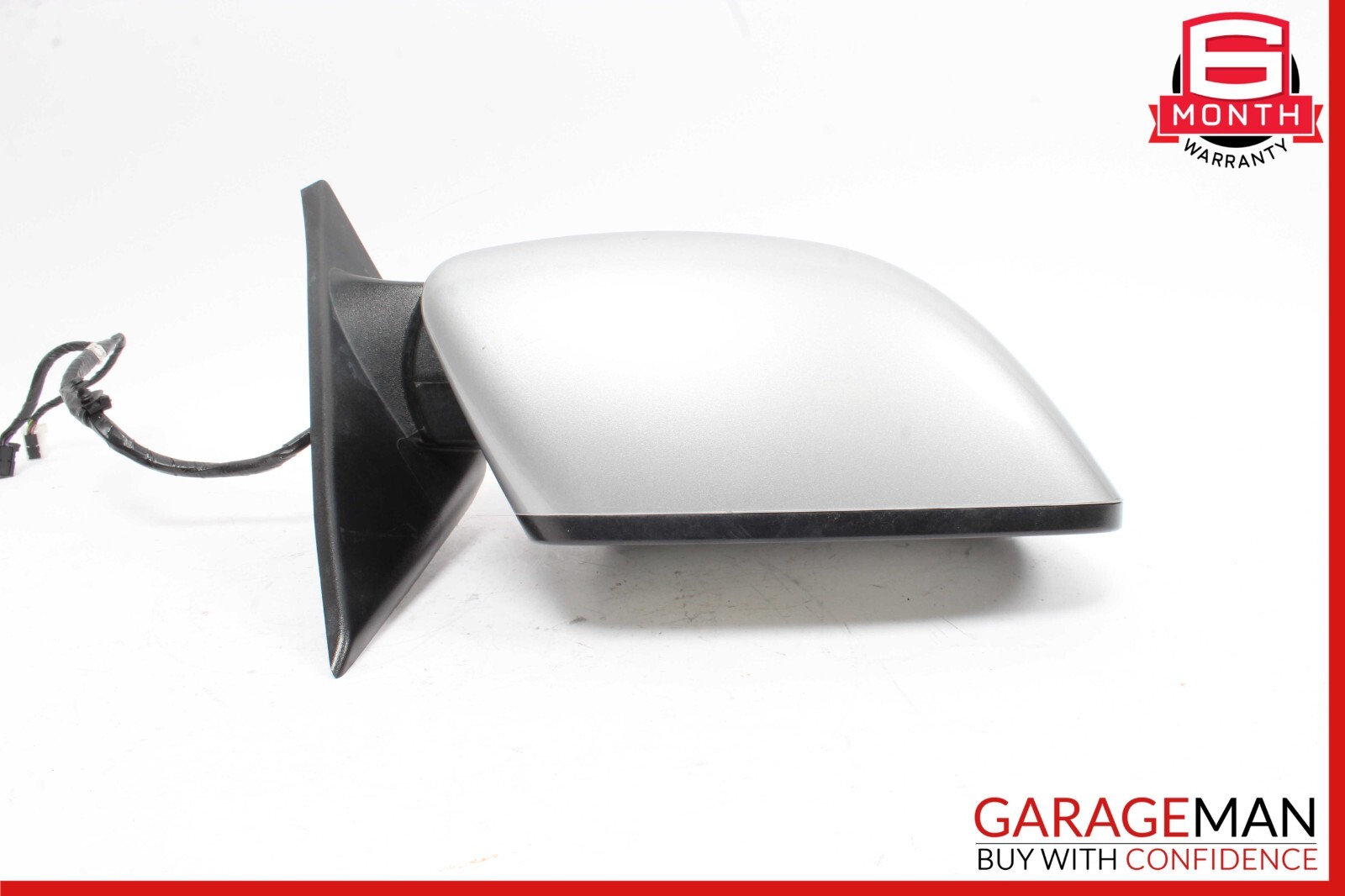 14-17 Maserati Ghibli Front Right Side Mirror Door Rear View Silver/Black OEM