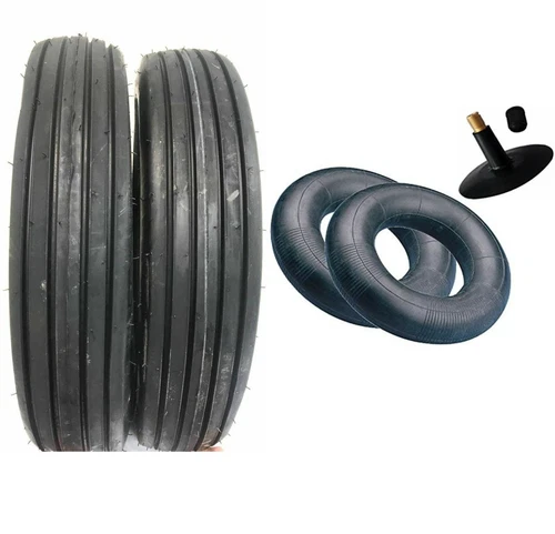 TWO 600x16,6.00-16 Rib Implement Farm Tractor Tires w/Tubes DISC, Do-All 6 ply
