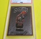 1996 Topps Finest Card MICHAEL JORDAN Bulls #50 w/ Coating PSA 8 Sterling
