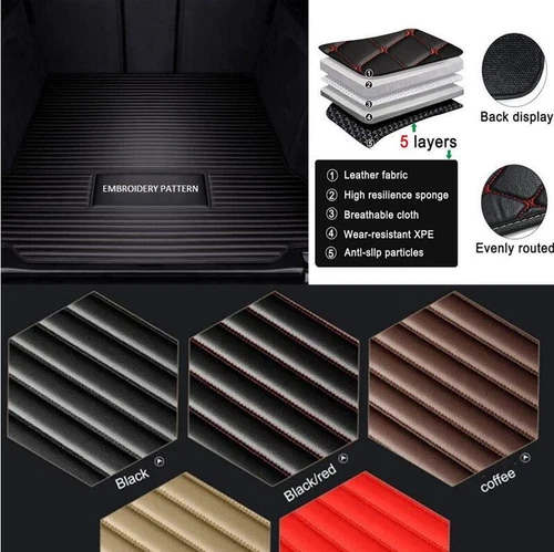 Alfombrillas de coche impermeables personalizadas para Dodge todos los modelos 2000-2024 - Imagen 22 de 32