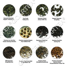 GOARTEA 12 Type Assorted Flavor Famous Oolong Puerh Tea Trial Pack 87g -12Pcs 8g