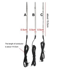 Electric E-stim Stretcher Urethral Sounding Rod Penis Plug Dilator Metal Toys