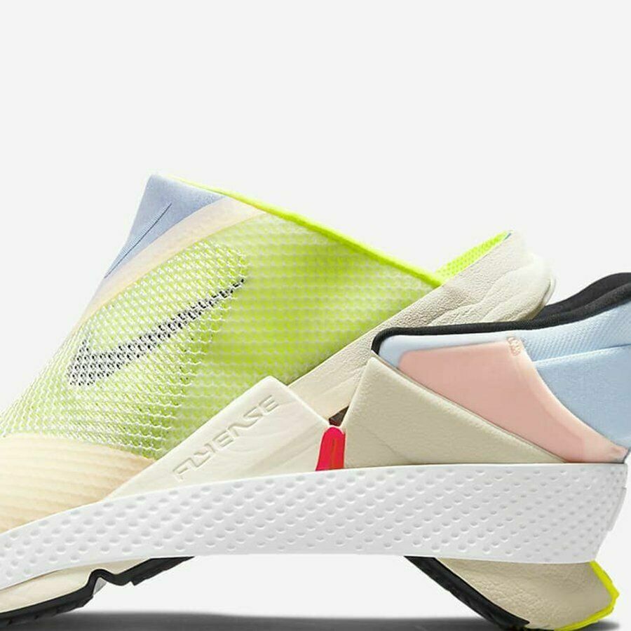 NIKE GO FLYEASE スニーカー Nike Go Flyease White Celestine Blue-Volt CW5883-100 Men's