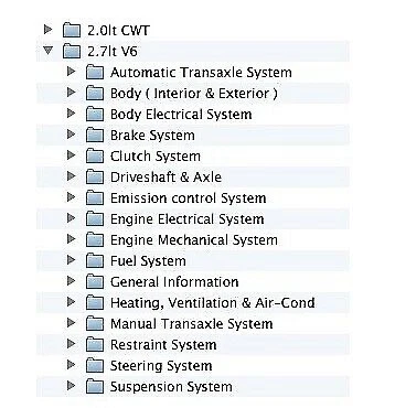 Kia Sportage (1995-2008) manuale officina workshop manual - Immagine 3 di 4
