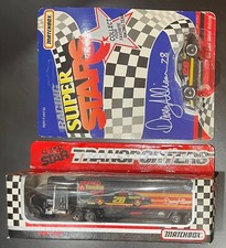 1992 matchbox super stars  1990 transporters Nascar Davey Allison ford 1/64 lot