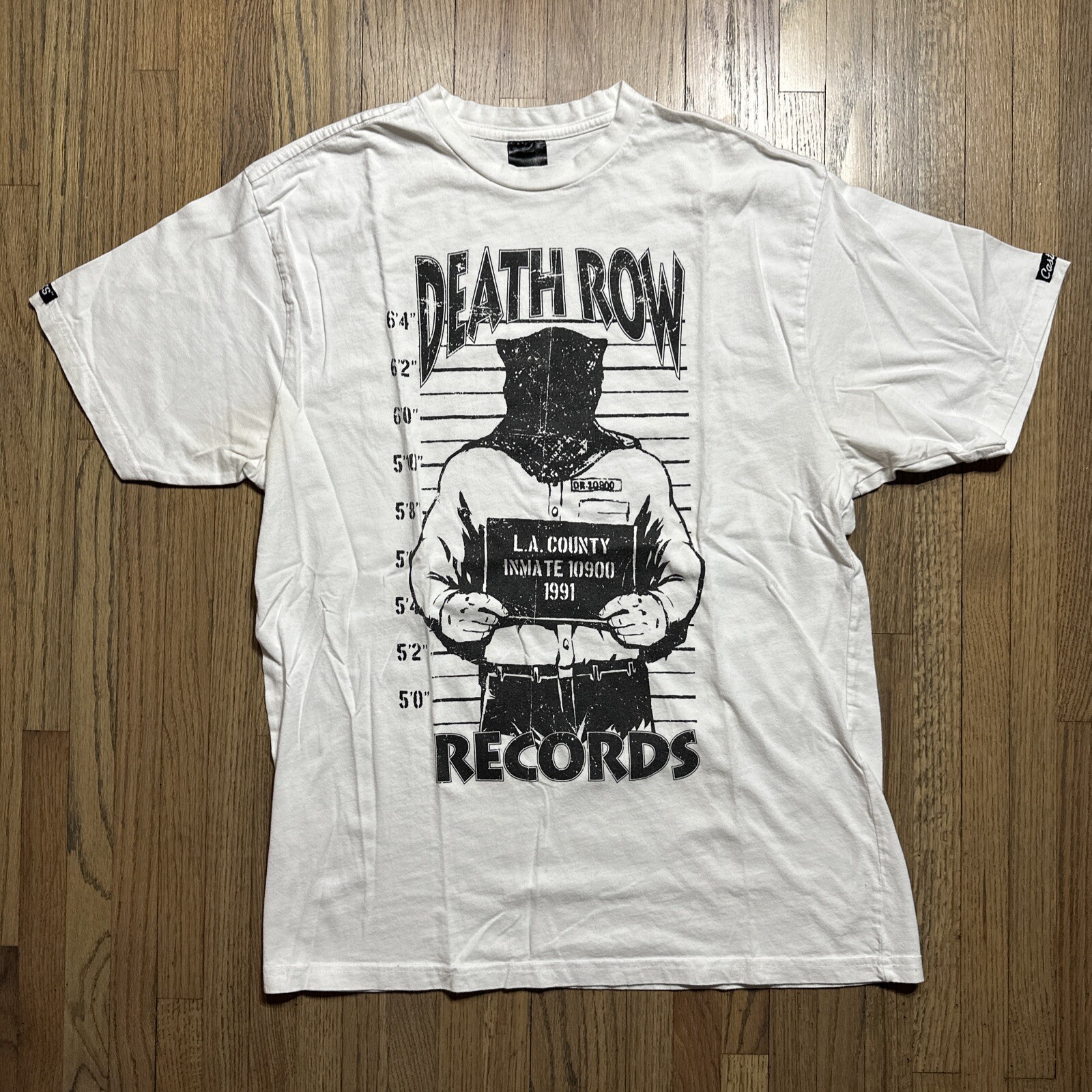 FILA T shirt Crooks & Castles da uomo taglia L Death Row Records grafica core Y2K Snoop