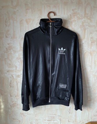 Adidas Chile 62 Jacket Men's Small Tracksuit Top Full Zip Shiny | eBay