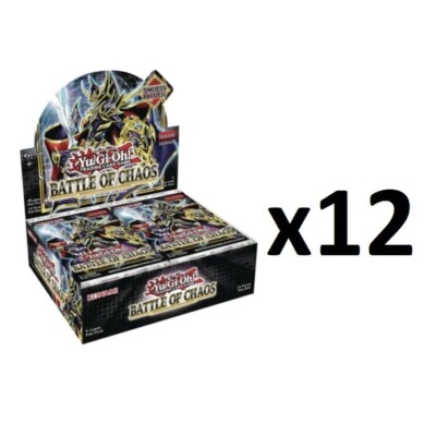 Yugioh Battle of Chaos Booster Case (12 Boxes) Brand New Factory