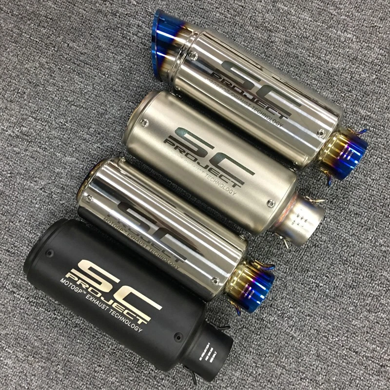 Sistema de puntas negras silenciador deslizable para Suzuki GSXS750 GSXS750Z Foto 3 de 4