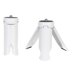 White 1/4" Screw Mini Foldable Feet Hand Grip Tripod for GoPro Cell Phone Webcam