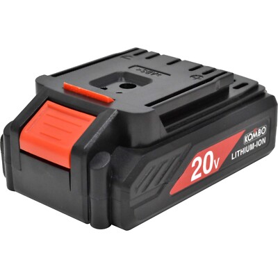 Batteria di Ricambio per Batteria Ricaricabile al Litio da 20 V 2,0 Ah, Batteria Sostitutiva ad Alta Capacità per Batterie di Utensili Elettrici Compatibile con Elettroutensili di Batteria 20 V | IT