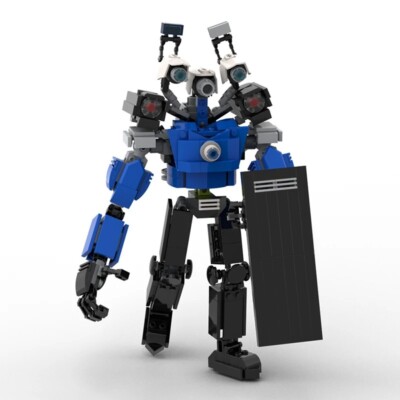 Skibidi Toilet Upgraded Titan Cameraman Building Blocks Set