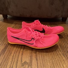 Nike Zoom Mamba 6 Hyper Pink Racing Track Shoes Spikes Mens Size 10.5 DR2733-600