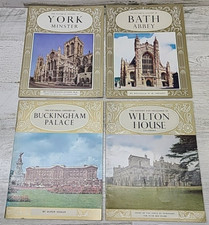 Pictoral History of Buckingham Palace York Wilton Bath Abbey Lot of 4 Books 1968 Pictoral History of Buckingham Palace York Wilton Bath Abbey Lot of 4 Books 1968