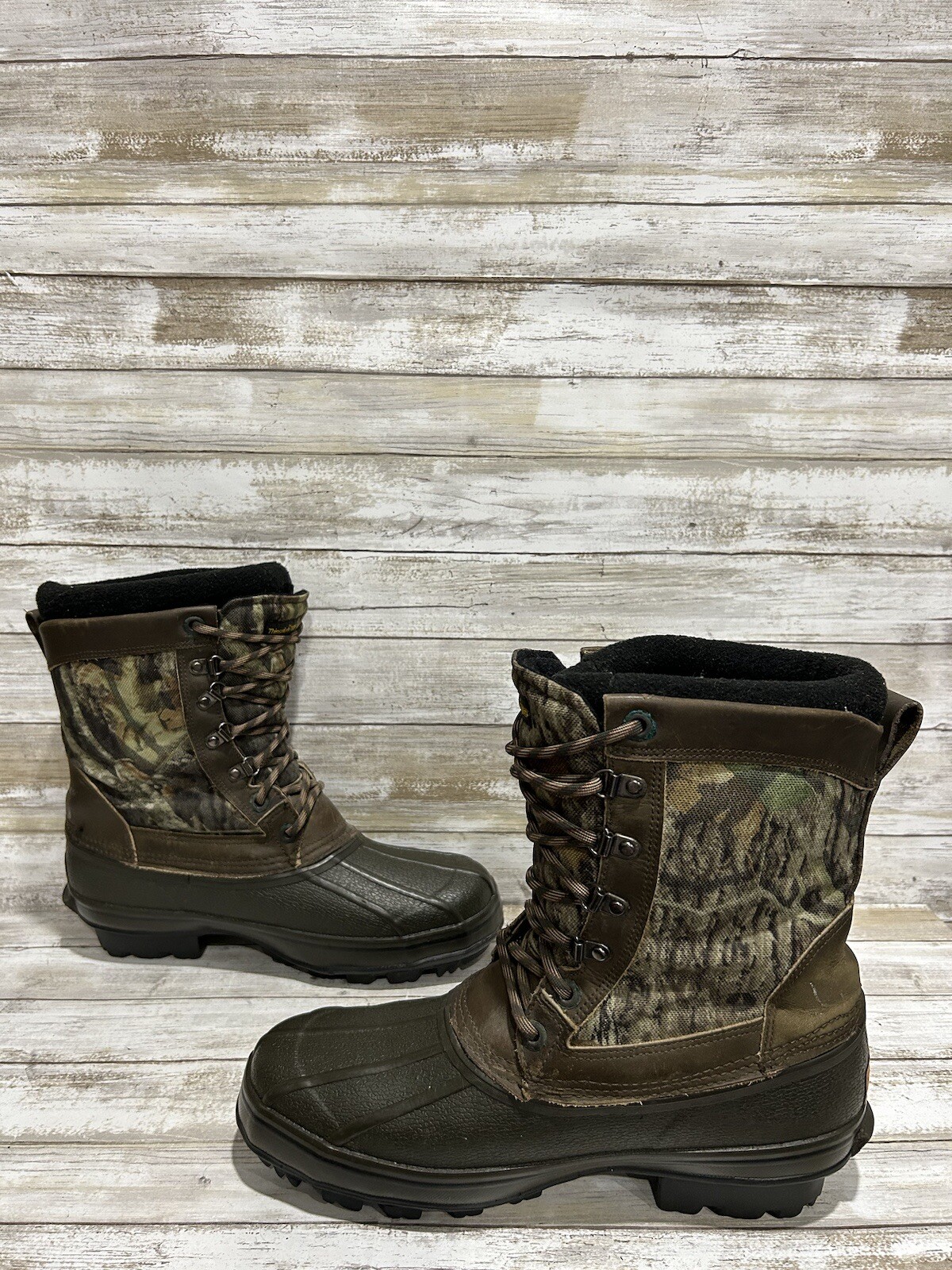 Browning Men's Camo Duck Boots Steel Shank & Insulated Size 9 eBay