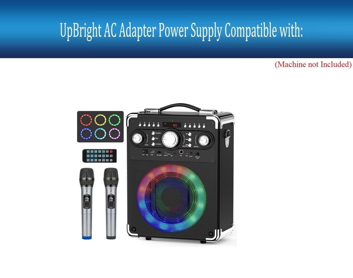 AC Adapter For HWWR FF-S8 FF-S8-T Karaoke Machine Portable Party
