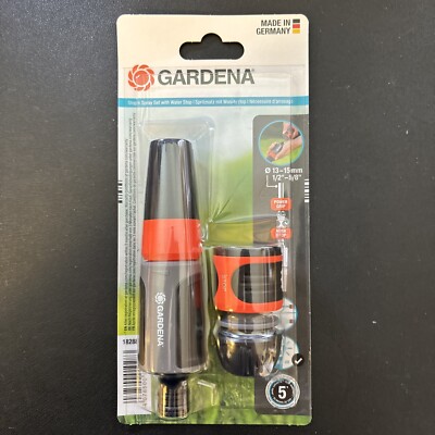 GARDENA 18288-20 18288-20 Gartenspritze mit Anschluss-Set Spritz-Satz 1/2 Zoll