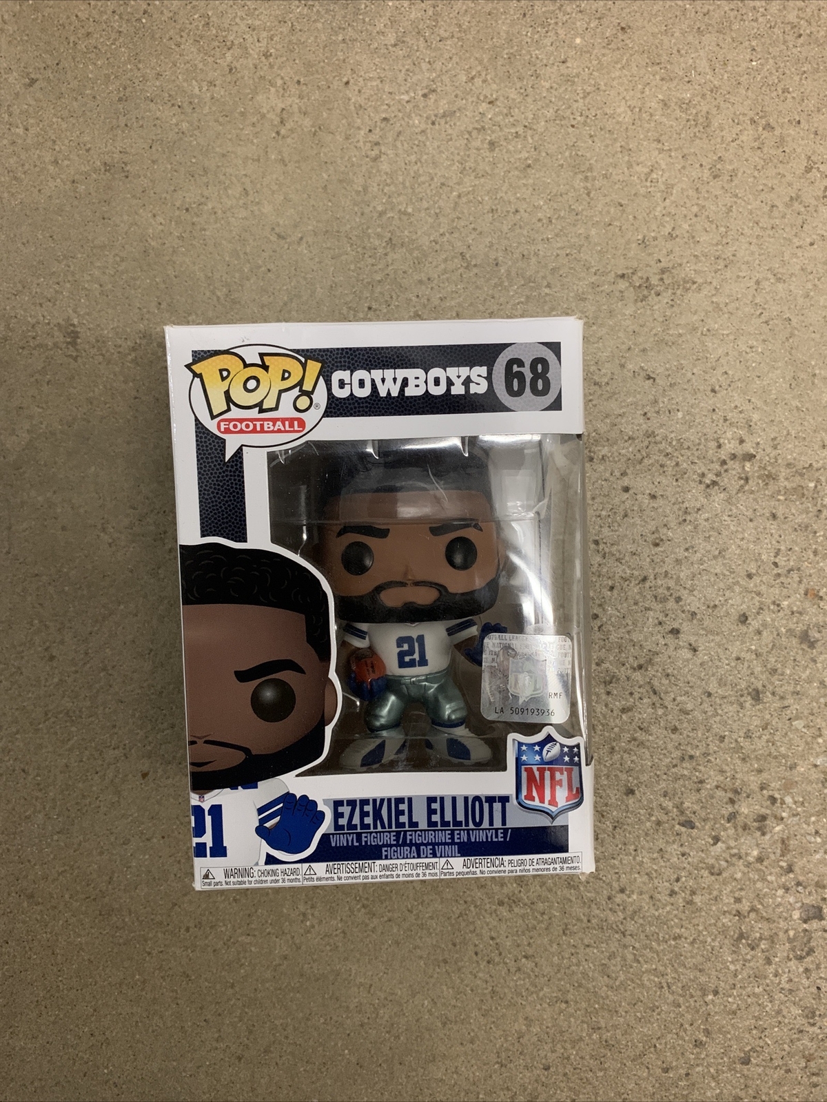 Funko Pop! Sports Nfl Ezekiel Elliott (Cowboys Home) #68 Vinyl Figure