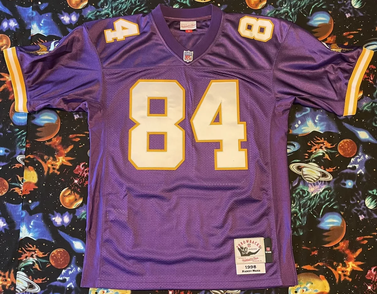 Authentic Mitchell & Ness NFL Minnesota Vikings Randy Moss Football  Jersey