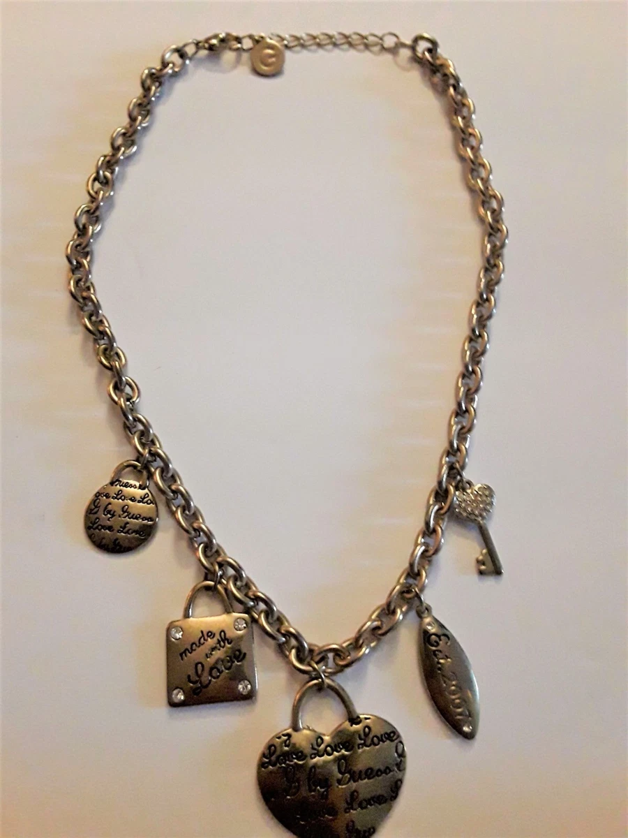 Guess charm sale necklace