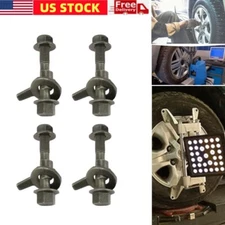 4PCS 12mm Cam Bolt Kit Adjustable Camber Correction Alignment Set for Four Wheel