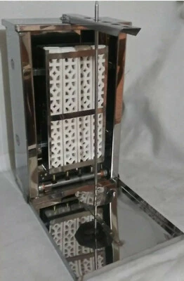 TROMPO TACOS AL PASTOR 4 GASBRENNER 8 ZIEGEL 50 KG PASTORERO ADOBADA MASCHINENGRILL - Bild 1 von 4