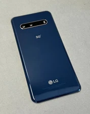LG V60 ThinQ Replacement Back Battery Cover Housing Glass Camera Blue OEM
