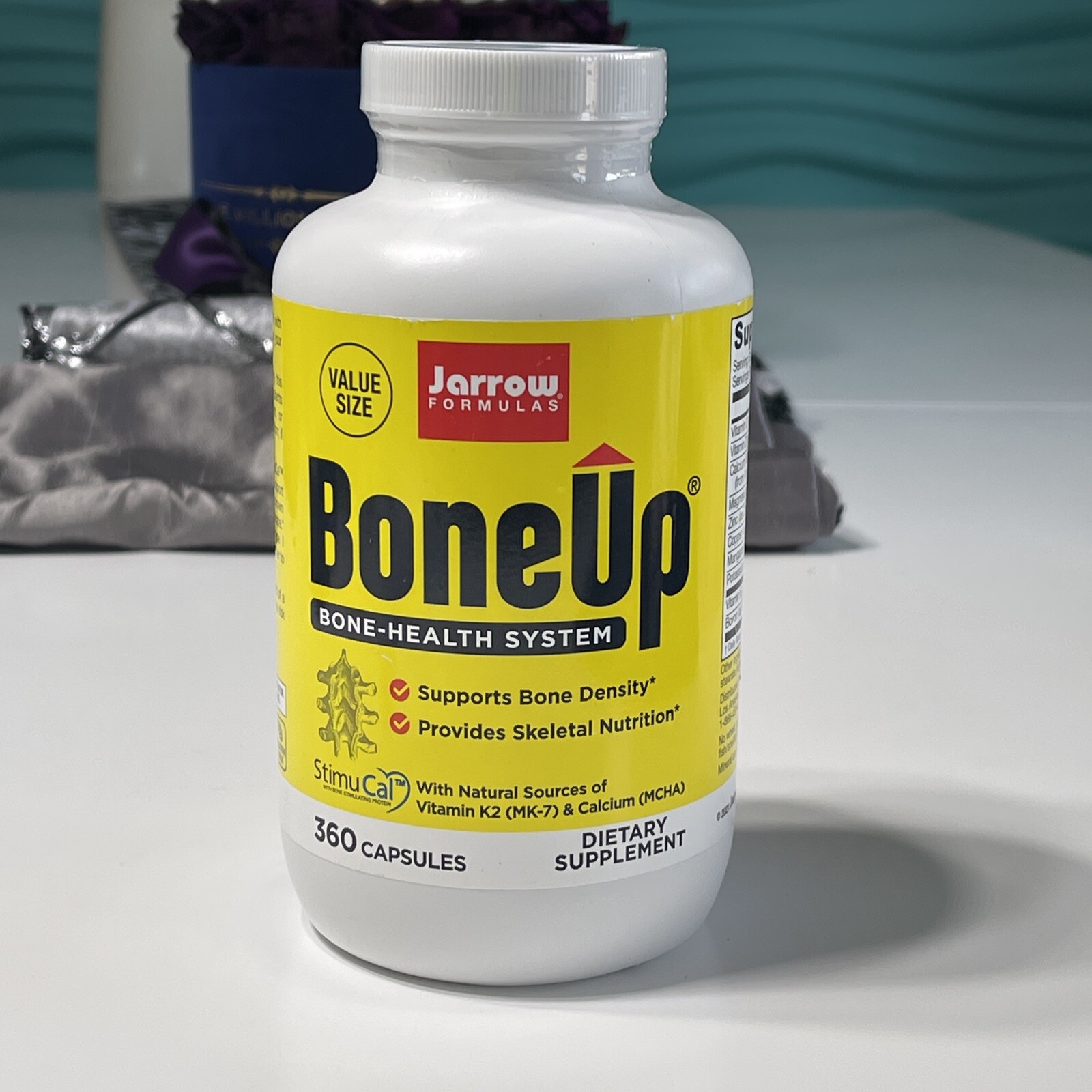 Jarrow Formulas BoneUp Promotes Bone Density Cardio Health 360