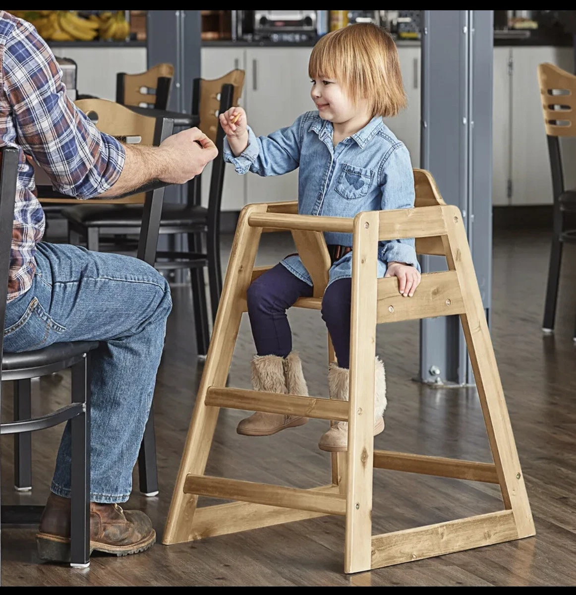 Wooden best sale high chair