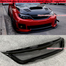 For Subaru Impreza 2011 2012 2013-2014 Wrx Sti Glossy Black Front Bumper Grille
