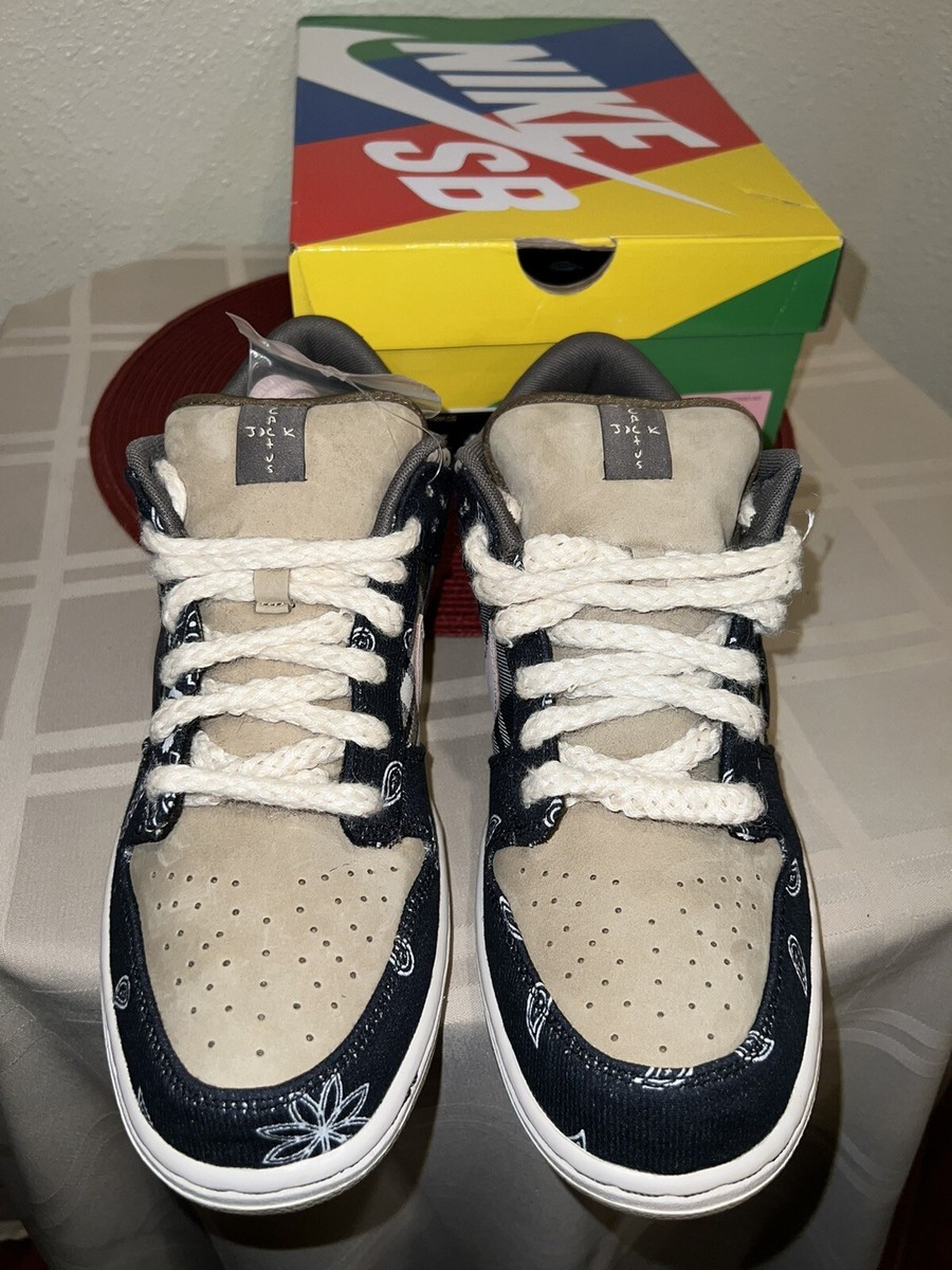 Size 10 - Nike Dunk Low Premium QS SB x Travis Scott Cactus Jack