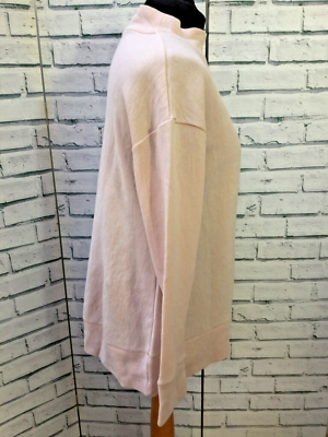LADIES SWEATSHIRT TOP COS XS 10 PINK OVERSIZED RELAXED FIT