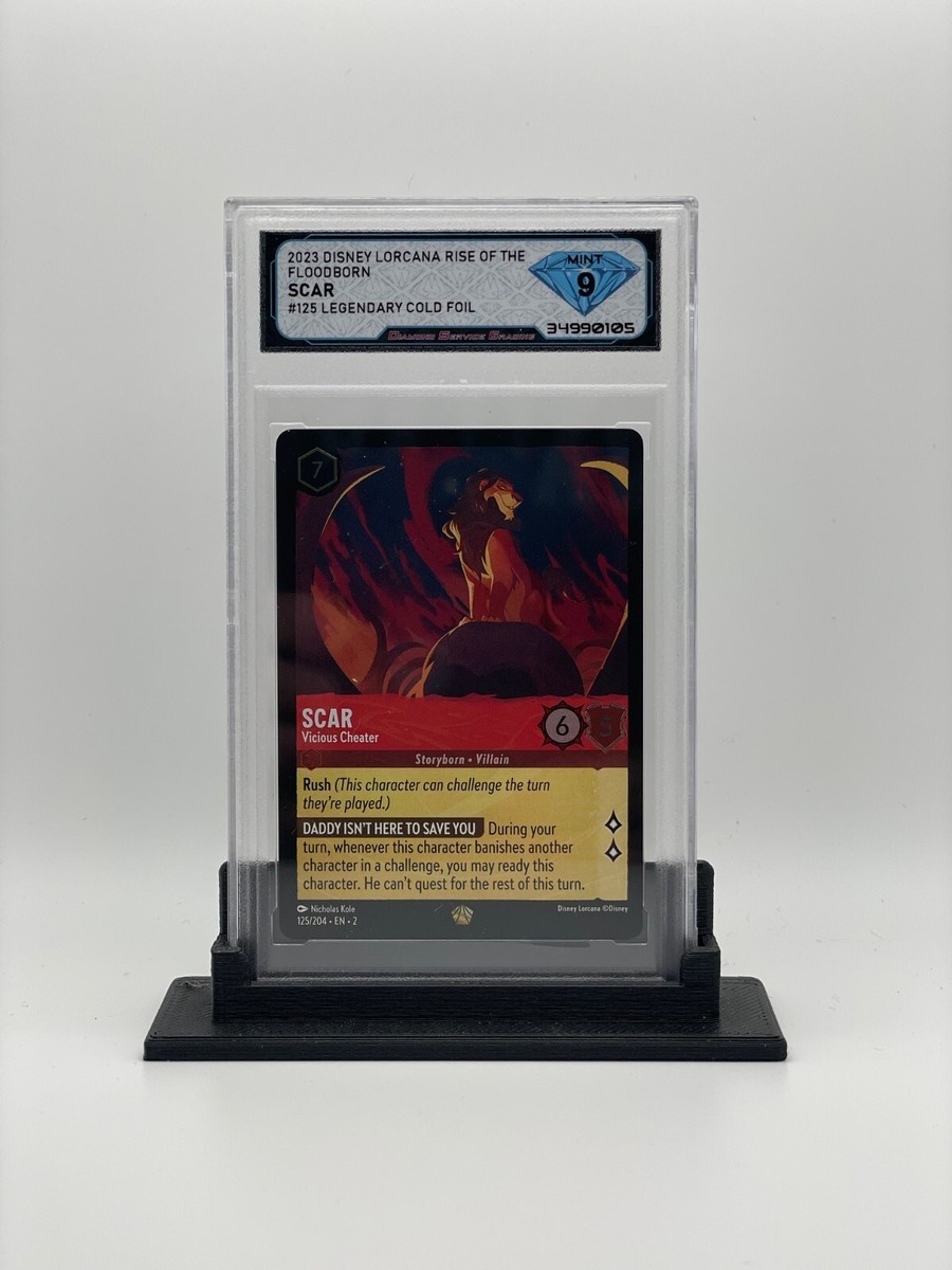 2023 Disney Lorcana EN 2 Scar #125 DSG 9 MINT | eBay