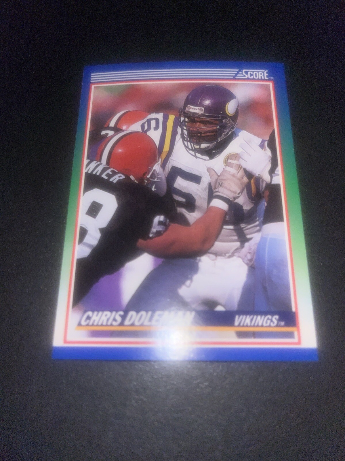 Chris Doleman #56 1990 Score. Minnesota Vikings