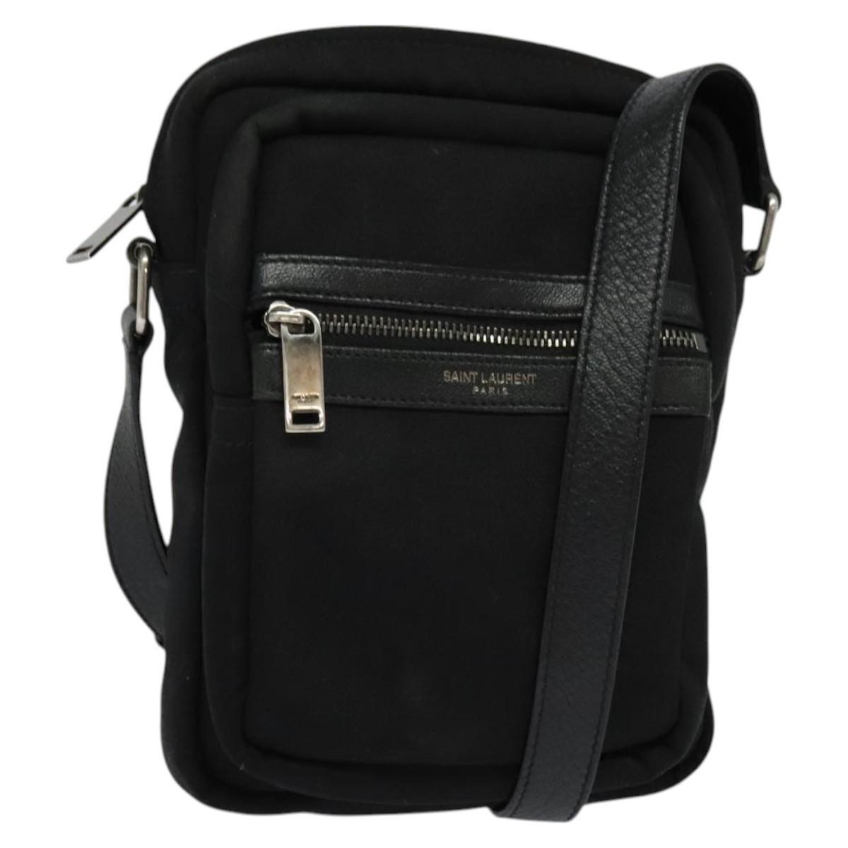 Borsa a tracolla SAINT LAURENT tela nera originale BA873