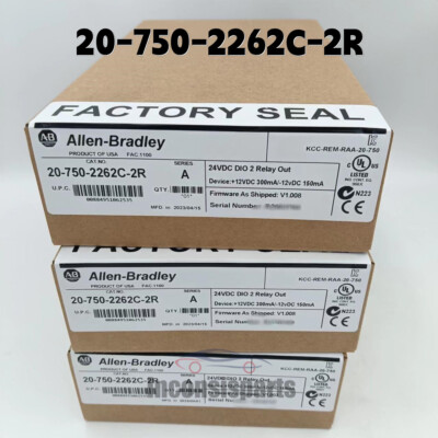 2024 New Allen-Bradley 20-750-2262C-2R PowerFlex 750 24V DC IO Option module AB