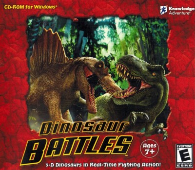 Dinosaur Battles - Kids 7+ Become the Fighting Champion! PC Software Sealed New