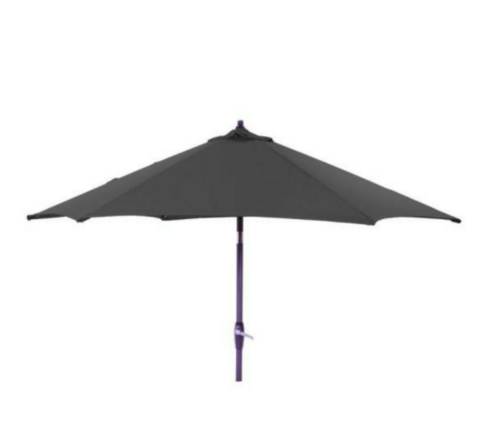 Hampton Bay Patio Umbrella In Chadlark Stripe 6 Ft Square Aluminum Market For Sale Online Ebay