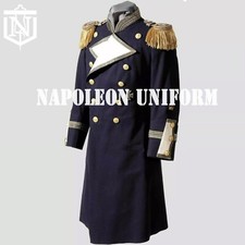 Cappotto lungo uomo blu navy Von Der Gala uniforme Ein Gesandten lana nuovo spedizione veloce