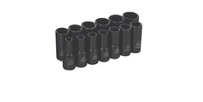Matco tools SBIPM136V 13 piece 3/8" dr. metric 6 pt. mid length socket