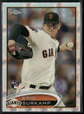 Eric Surkamp 2012 Topps Chrome X-Fractor #181 Rookie Card Z1. rookie card picture
