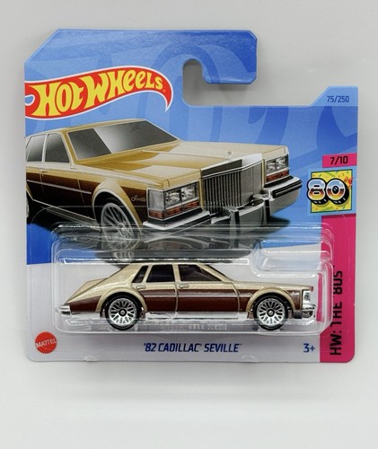 Hot Wheels 82 Cadillac Seville 75/250 HW The 80s 7/10 2023 Gold HKG85