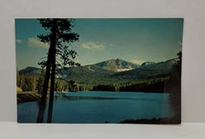 Yellow Stone National Park Top Notch Peak Lake Trees Scenic View Postcard