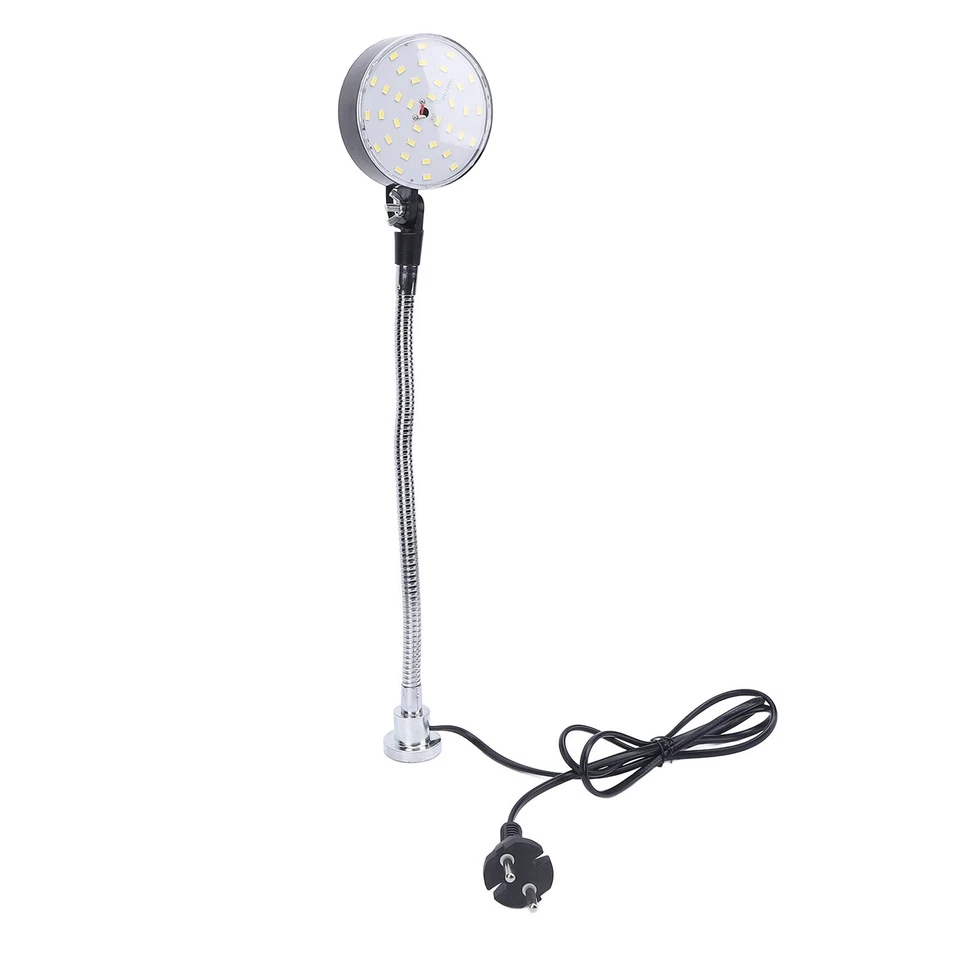 LED Machine Light 30cm Flexible Gooseneck Magnetic Base Work Light For Lath - Image 3 of 4