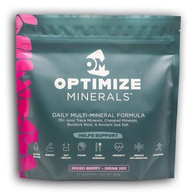 OPTIMIZE MINERALS DAILY MULTI-MINERAL FORMULA70+ lonic Trace Minerals 1*