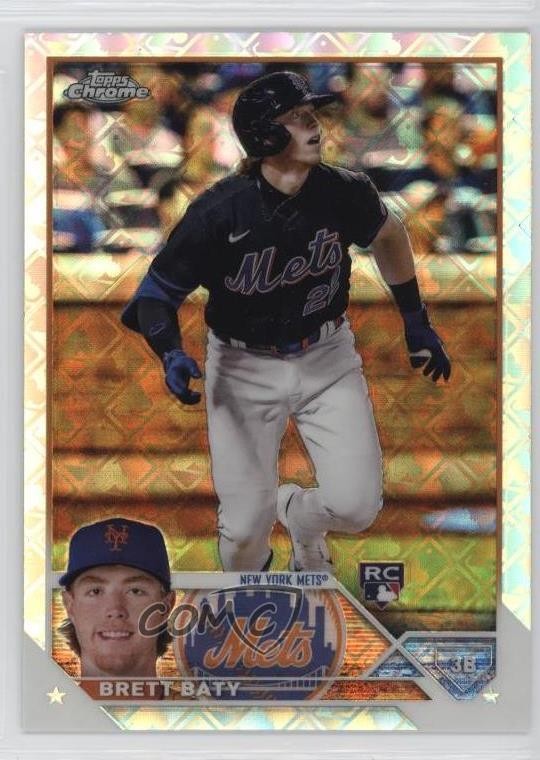 2023 Topps Chrome Logofractor Edition Brett Baty #204 0o6v
