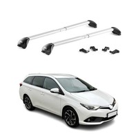 DachträGer GrundtäGer FüR Toyota Auris Mk2 Kombi 2012-2018 100Kg Grau Alu 2X ABE