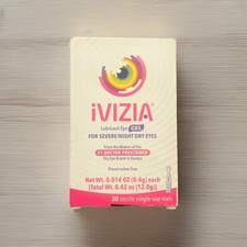 Ivizia Lubricant Eye Gel for Severe Dry Eyes - 30 Single Use Vials EXP 04/28