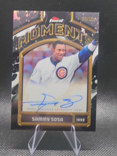 Sammy Sosa #FMA-SS 2026 Topps Finest Moments Autograph card